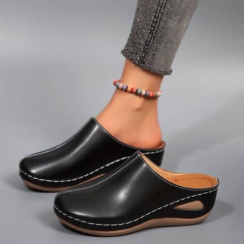 mule shoes fashion retro versatile womens shoes suitable for commuting and daily wear women shoes