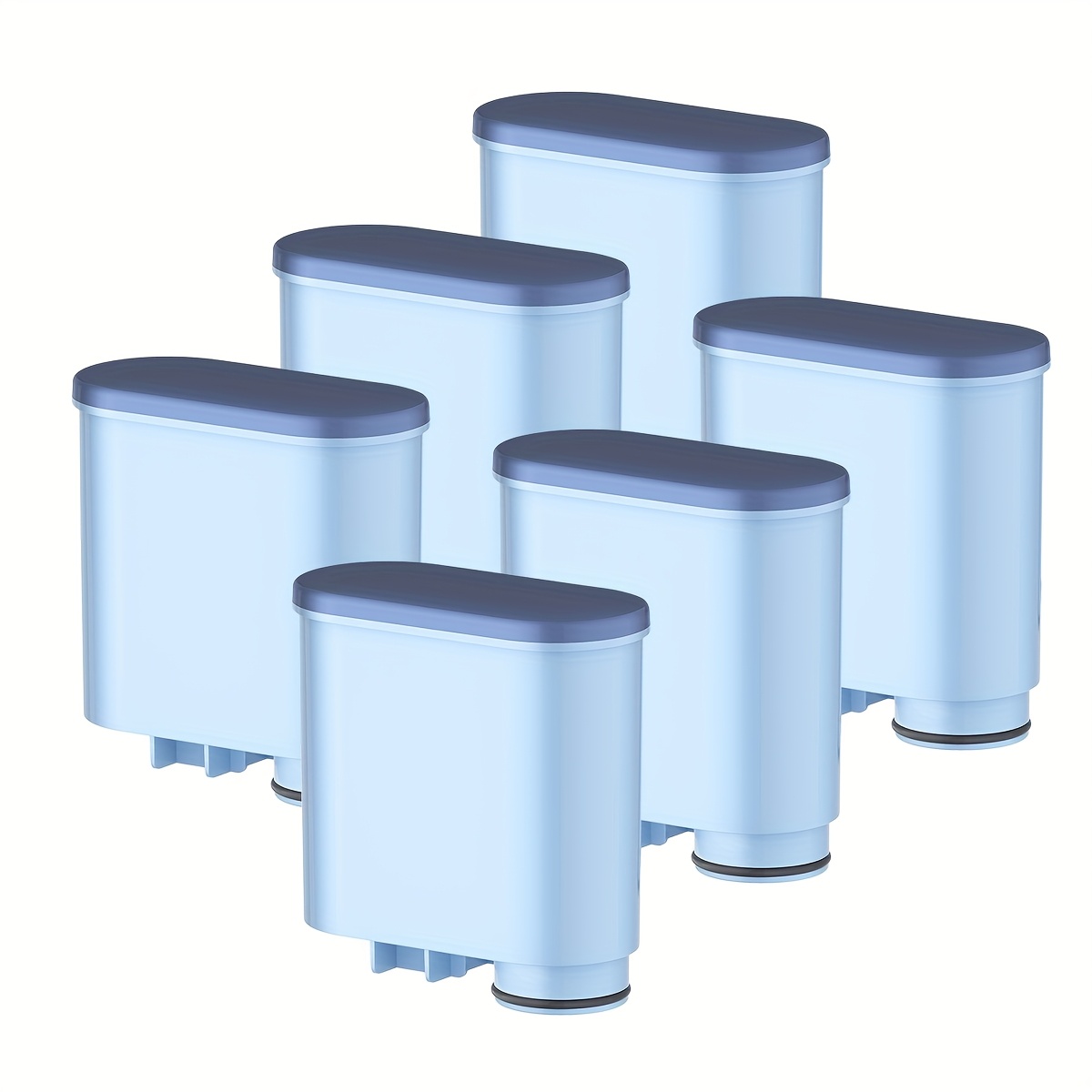 6-pack Water Filters, Compatible With For Aqua Clean Filter Ca6903/10/22/99, Suitable For And Fully Automatic Coffee Machines Series 1200/2200/3200/5400,, 150l, ​​new 2025
