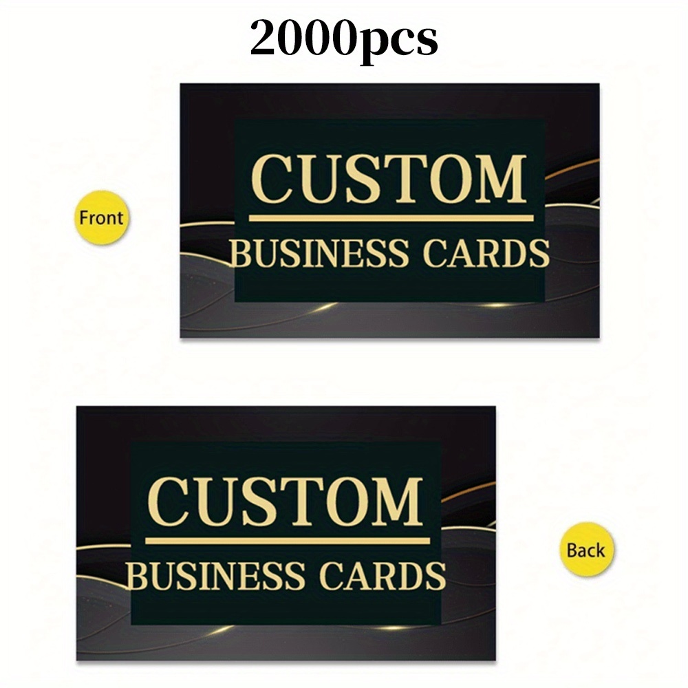 TEMU 50 Sheets/100 Sheets/200 Sheets/500 Sheets/1000 Sheets/2000 Sheets, Custom Cards, Photo Customization, Business Card Customization, Personalized