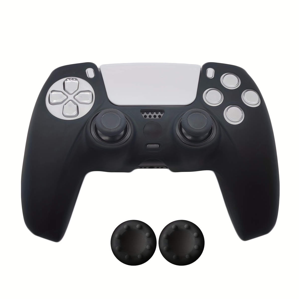 E-shop Passend für , Game-Controller-Griff + Thumbstick-Kappen-Set, rutschfest kratzfest für ein verbessertes Spielgefühl