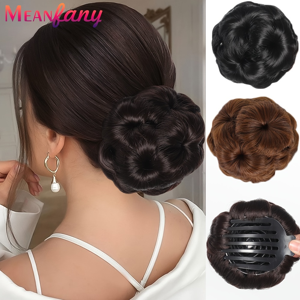 

5 Inch Claw Clip Extension Clip In Hair Women Hairpiece Curly Hair Bun Fashion Hair Extension Hair Bands