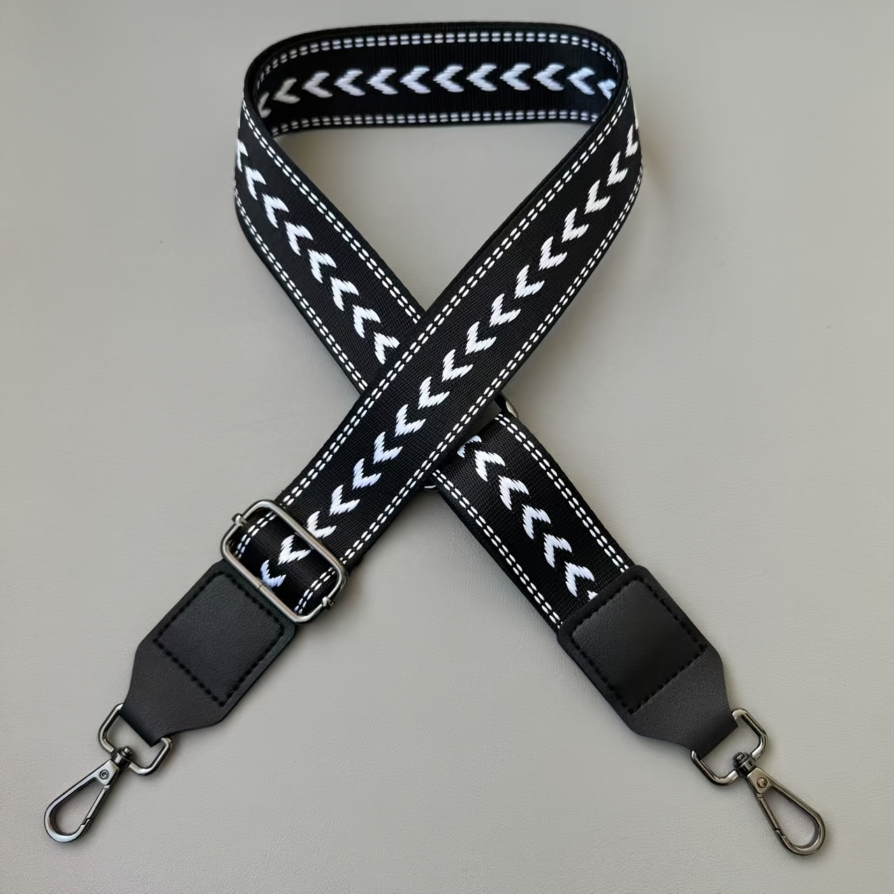 TEMU Bolso Casual Versátil con Correa Cruzada Extendida, Correa de Extensión de Ajustable, Correa para Correa de , Correa de para Bolso con Jacquard