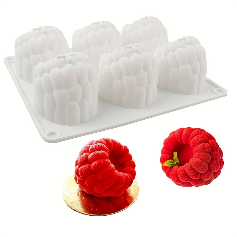 6pcs large   food grade silicone mold for baking   cake mold