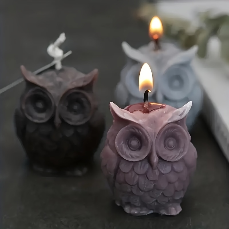 

Adorable Owl Silicone Candle Mold For 3d Aromatherapy Wax Art, Resin Jewelry Crafting, Soy Wax Scented, Cat, Resin Mold