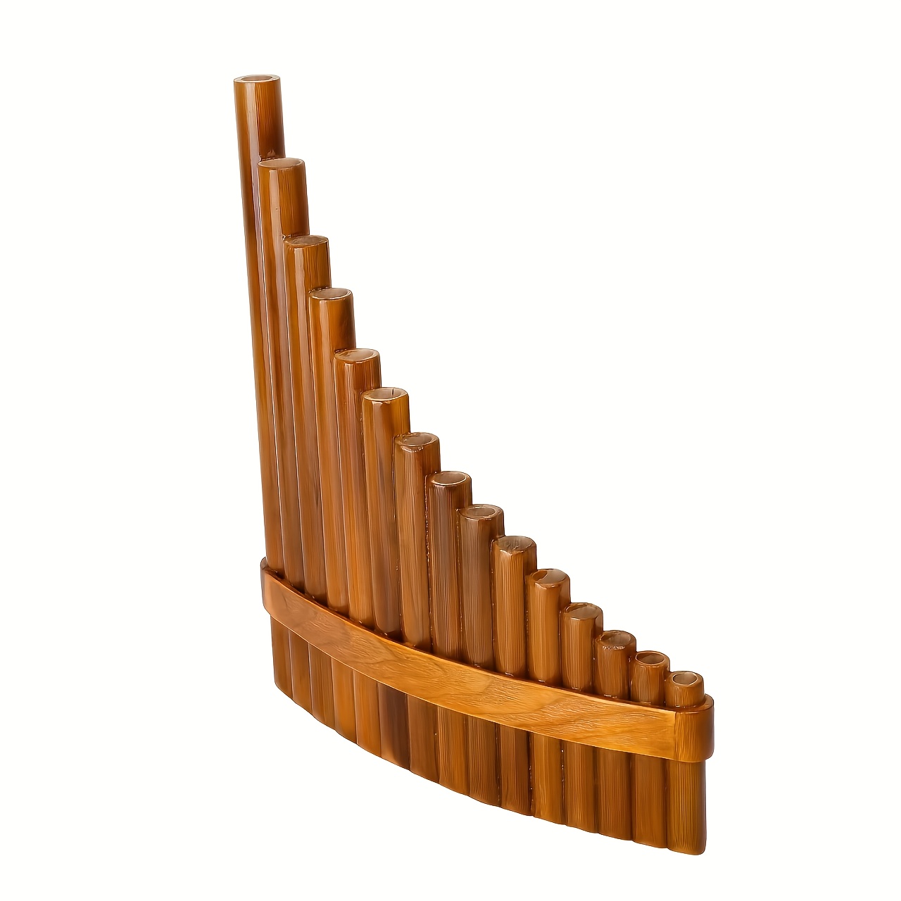Handmade Bamboo Flute - Professional-Grade Recycled Wood Flute with 8- , Deep Brown Natural   & Ergonomic Fingering - Ideal for Beginners to Advanced Players, Durable & Portable Wind Instrument for Solo & Ensemble Performance - Handcrafted from Bamboo with Smooth Rich Tone & Easy Assembly for All Skill Levels, Bamboo Multi Flutes, Flute Instrument, Chinese Flute, Traditional Flutes, Bamboo Pan Flute