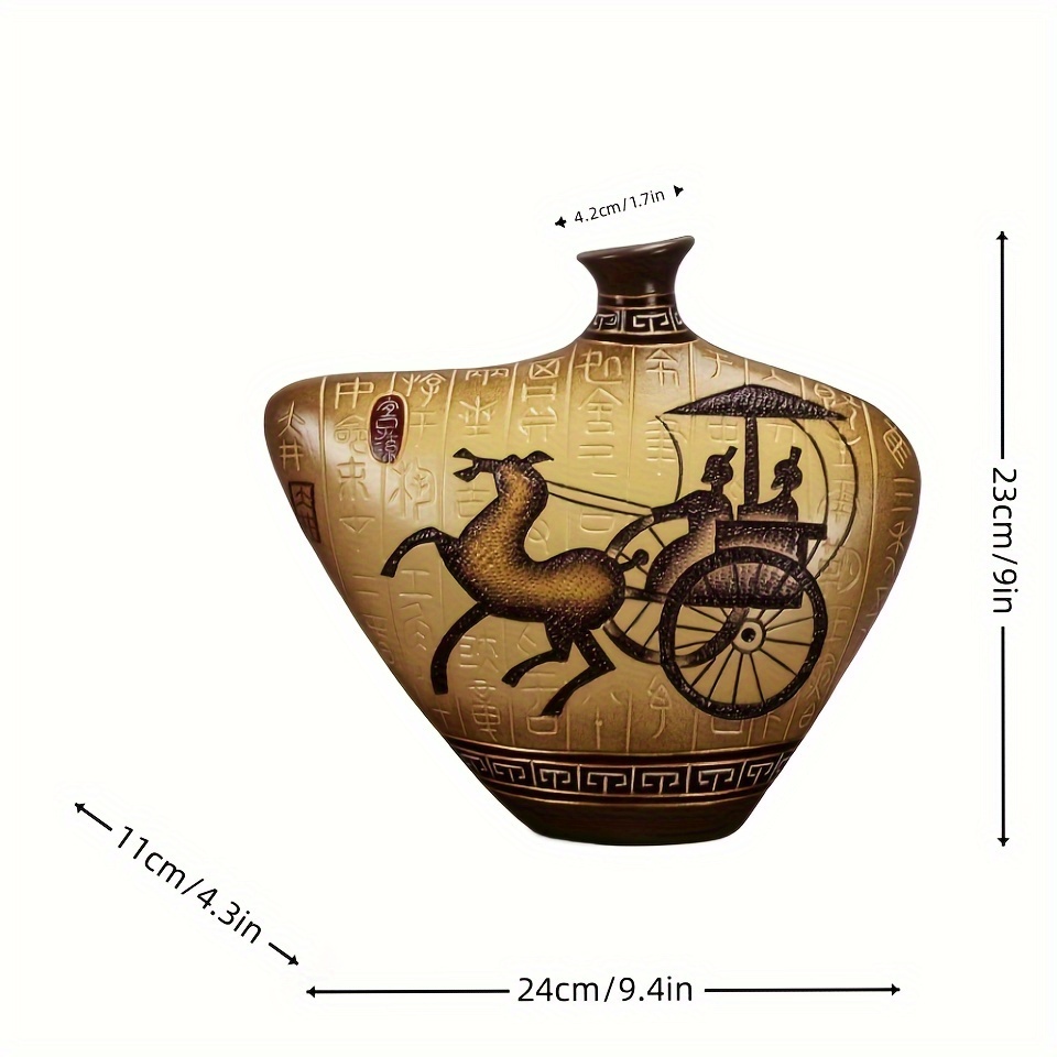 中国 南京製 金箔の卓上の馬の絵です。箱付きです。 なのっ