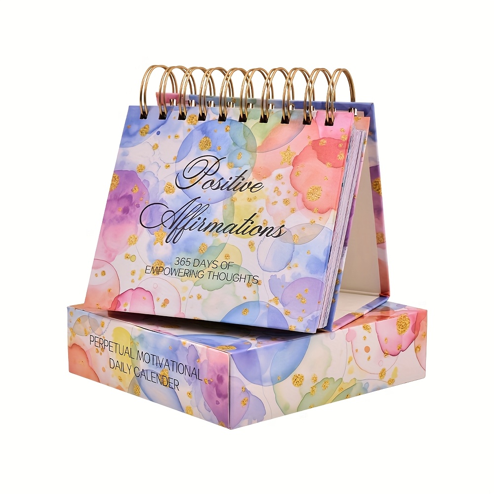 

Motivational Calendar Daily Flip Calendar With Inspirational Quotes Positive Affirmations Cute Office Decor Desk Accessories Perfect Gifts For Women