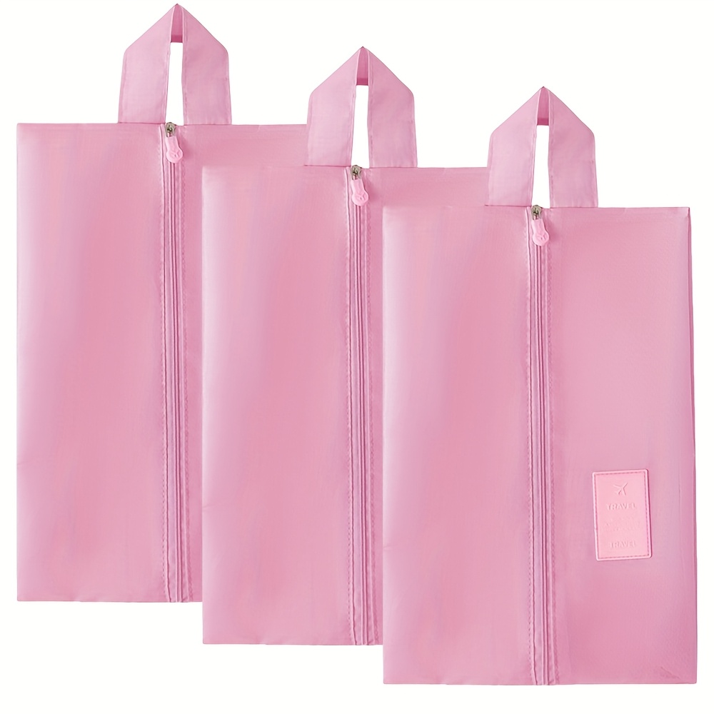 TEMU 3 Sacs à Chaussures de Voyage, Sac de Rangement Portable, Design Durable et Pratique, Idéal pour Hommes et Femmes