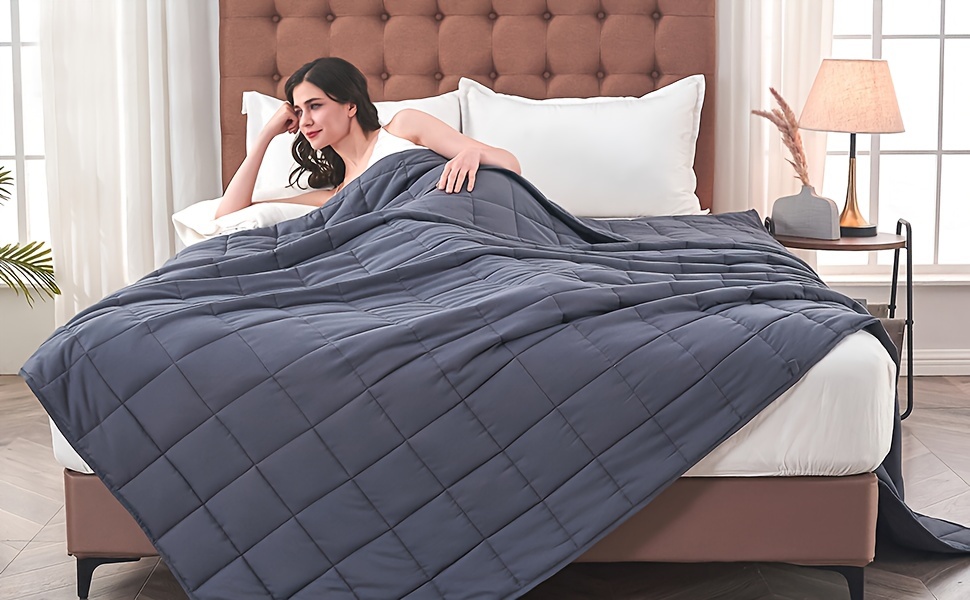 extra large weighted gravity blanket extra wide 80x87 inches