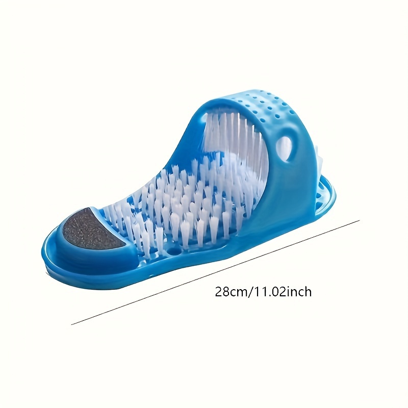 non electric foot scrubber and massager multifunctional foot cleaning brush slipper exfoliating foot spa for bathroom shower ideal for home and outdoor use suitable for men and women details 2