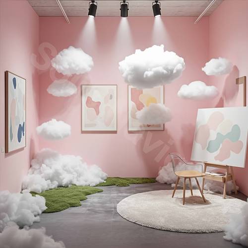 1pc oversized artificial clouds set bestseller 3d stereoscopic multiple sizes ideal for wedding stage backdrop birthday party decor thanksgiving christmas hanging decoration