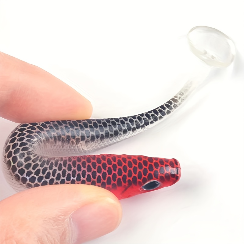 Greensen 50pcs 5cm Soft Plastic Fishing Lures T-Tail Grub Worm Baits Fish Tackle Accessory, Fishing Lures, Fishing Soft Lures Black