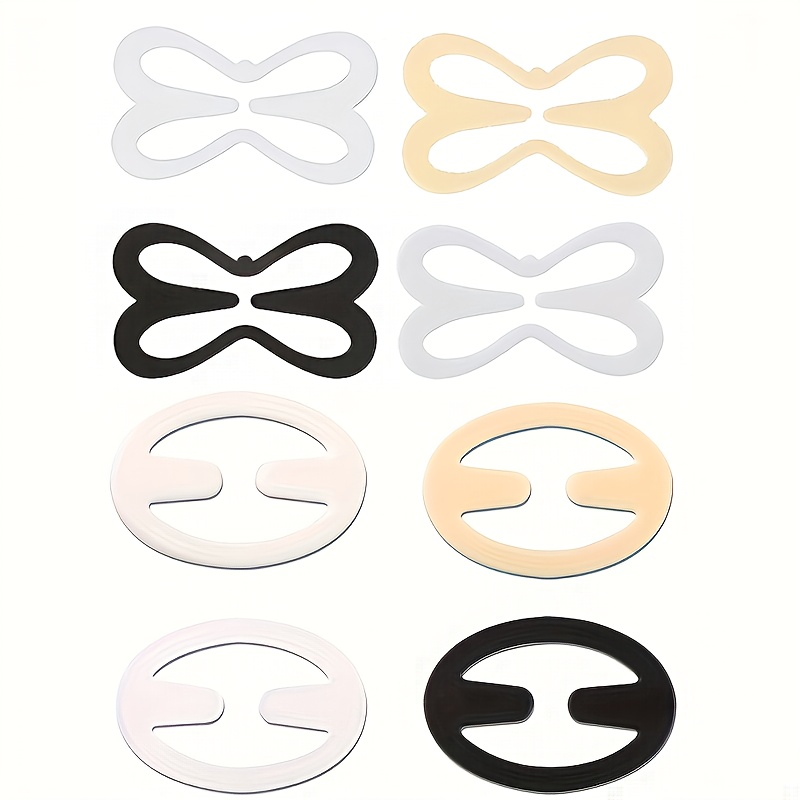 Image of Set Of 8 Back Bra Clips, Handy Hidden Fasteners For Women's Lingerie And Underwear Items