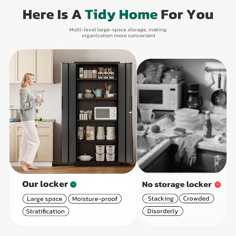 Lockable Metal Filing Cabinet, Metal Filing Cabinet, Used For Storing Documents And Office Supplies, Equipped With A Door And Shelves, Is A Modern Style Filing Cabinet, Convenient To Use And With A Small Footprint.