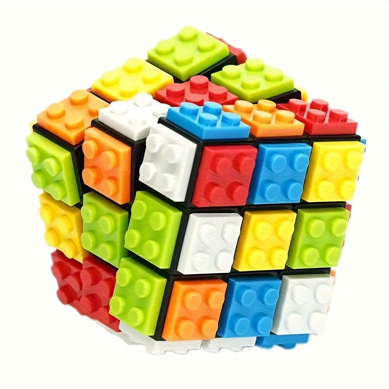 

1pc Building Blocks Cube 3x3x3 Puzzle Cube, Detachable Professional Magic Cube 3x3 Blocks Jigsaw Cube, Educational Toy Holiday Gift Diy Cube