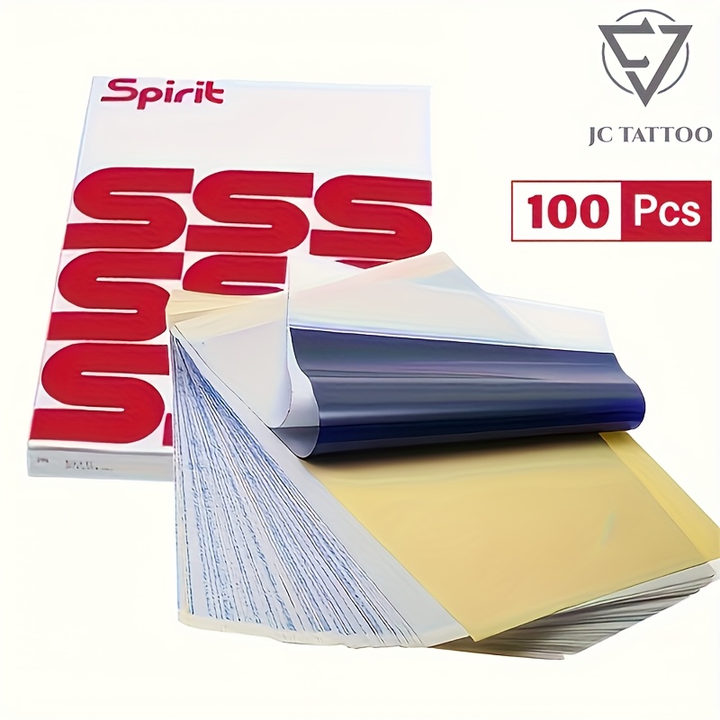 25 50 100pcs tattoo transfer paper tattoo stencil paper unique a4 size template paper for tattoo transfer kits tattoo supplie