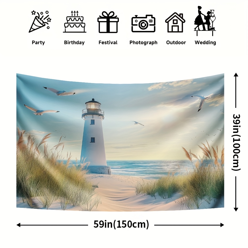 E-shop ., Tropischer Strand Foto Hintergrund, Strand Hintergrund, 100% Polyester, geeignet für Innen- und Außendekoration, Strand Hintergrund Bannern,
