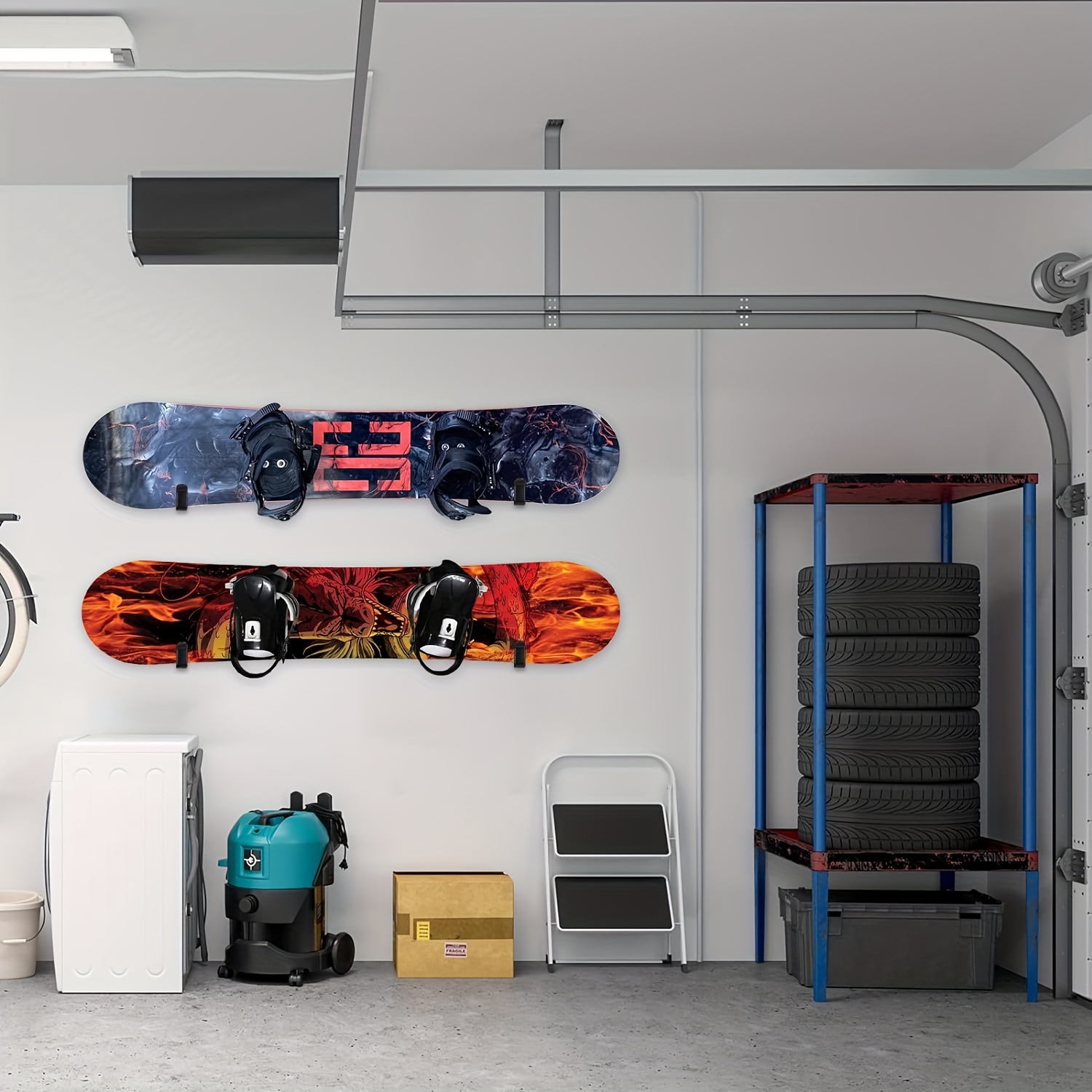 2 Piezas De Soporte De Pared Horizontal Para Snowboard, Soporte De Pared Para Snowboard, Soporte De Almacenamiento, Clips Para Montaje En Pared Para Snowboard Comprar A Buen Precio - Entrega Gratuita, Reseñas