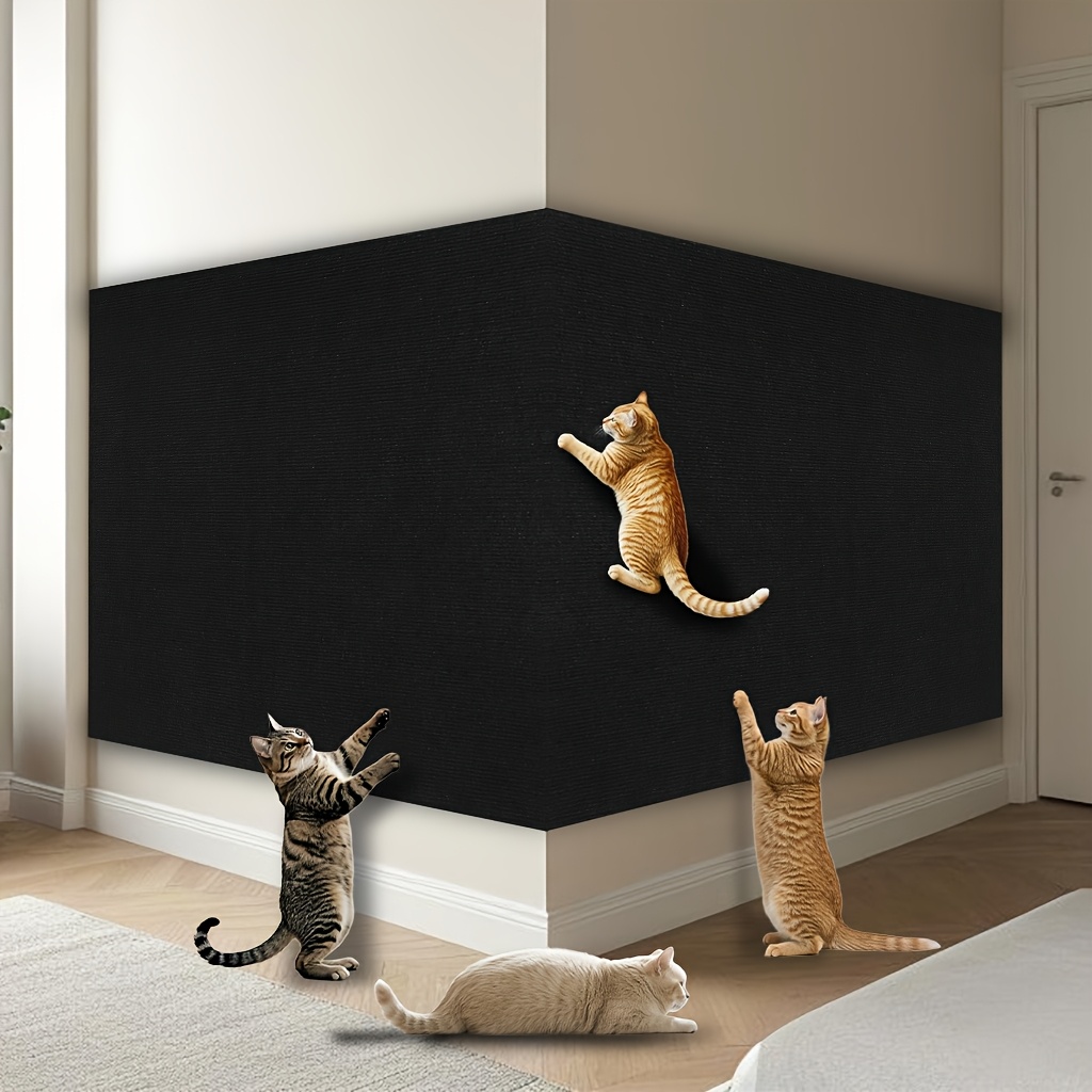 self   cat scratching pad wear resistant cat mat durable polyester   decor scratch resistant felt mat for walls   versatile and durable cat scratching board interactive pet cat climbing self   cat scratching mat