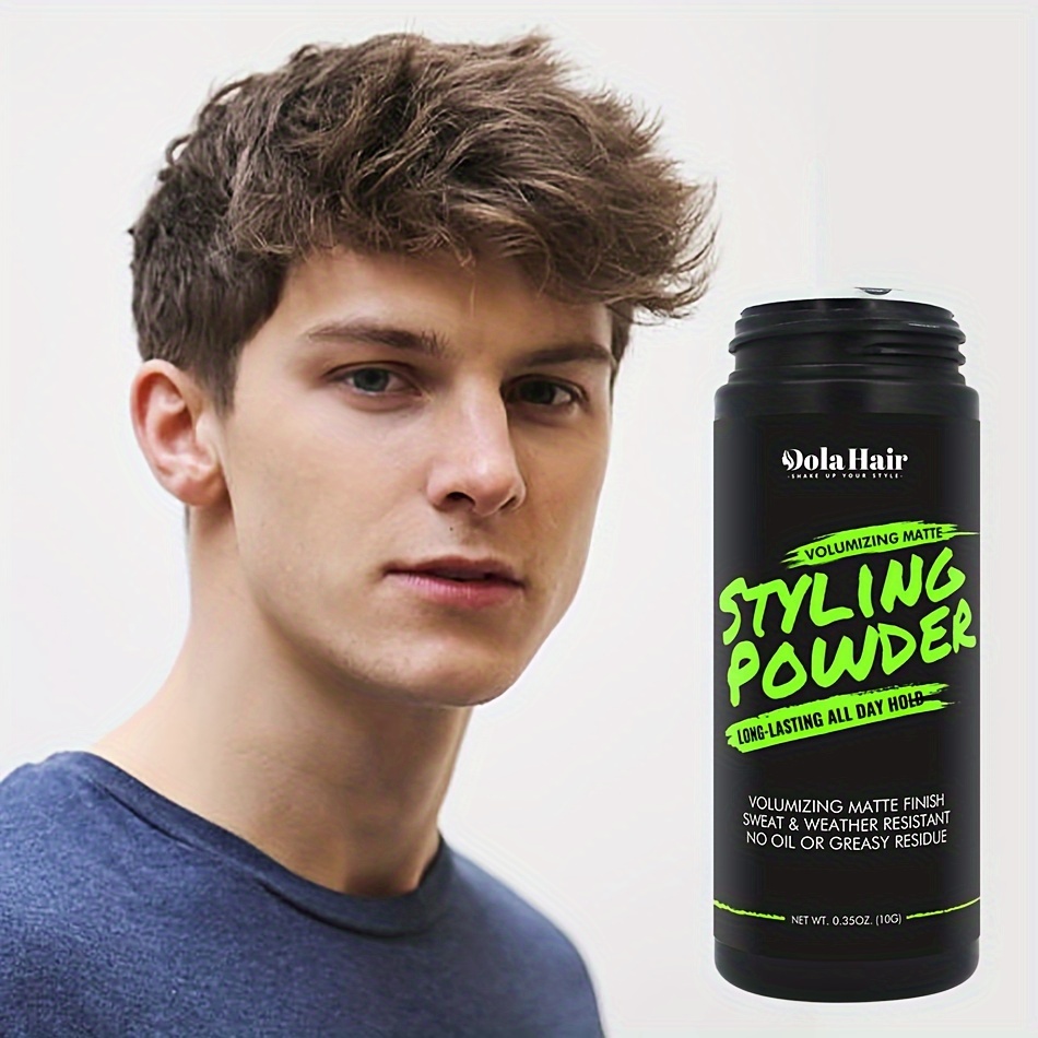 

Hair Styling Powder, Natural Look Men's Powder, Root Lifting Powder, Easy To Apply With No Oil Or Greasy Residue Father's Day Gift