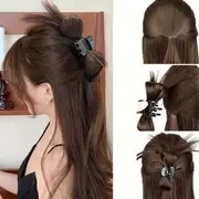 Elegant Women'S Hair Bun Clip, Long Ponytail Extension Hairpiece, Versatile Bun Holder for Daily Use, Halloween & Christmas Hair Accessory details 1