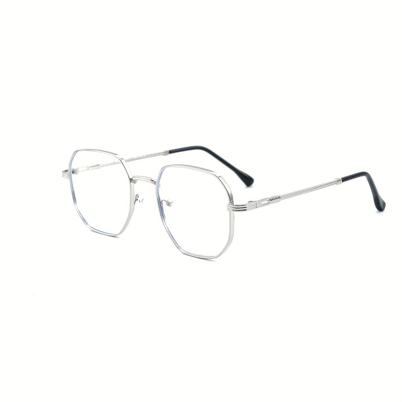 TEMU 1 paire de lunettes claires géométriques simples pour homme