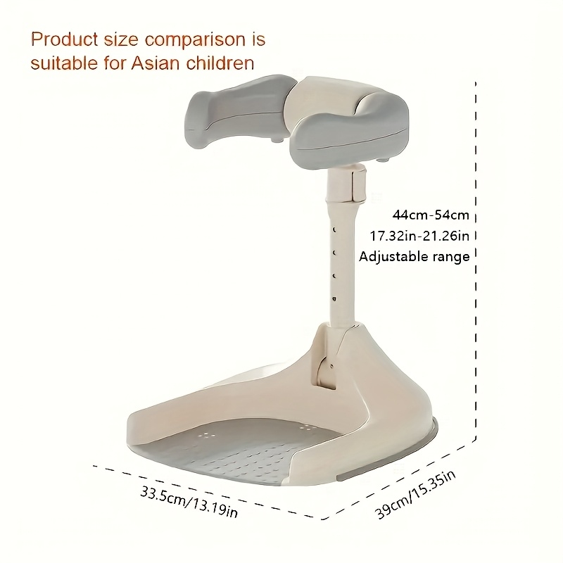 Foldable Bath Stand With Non-Slip Handles | Suitable For Bathroom, Available In Mixed Colors, Made Of Plastic