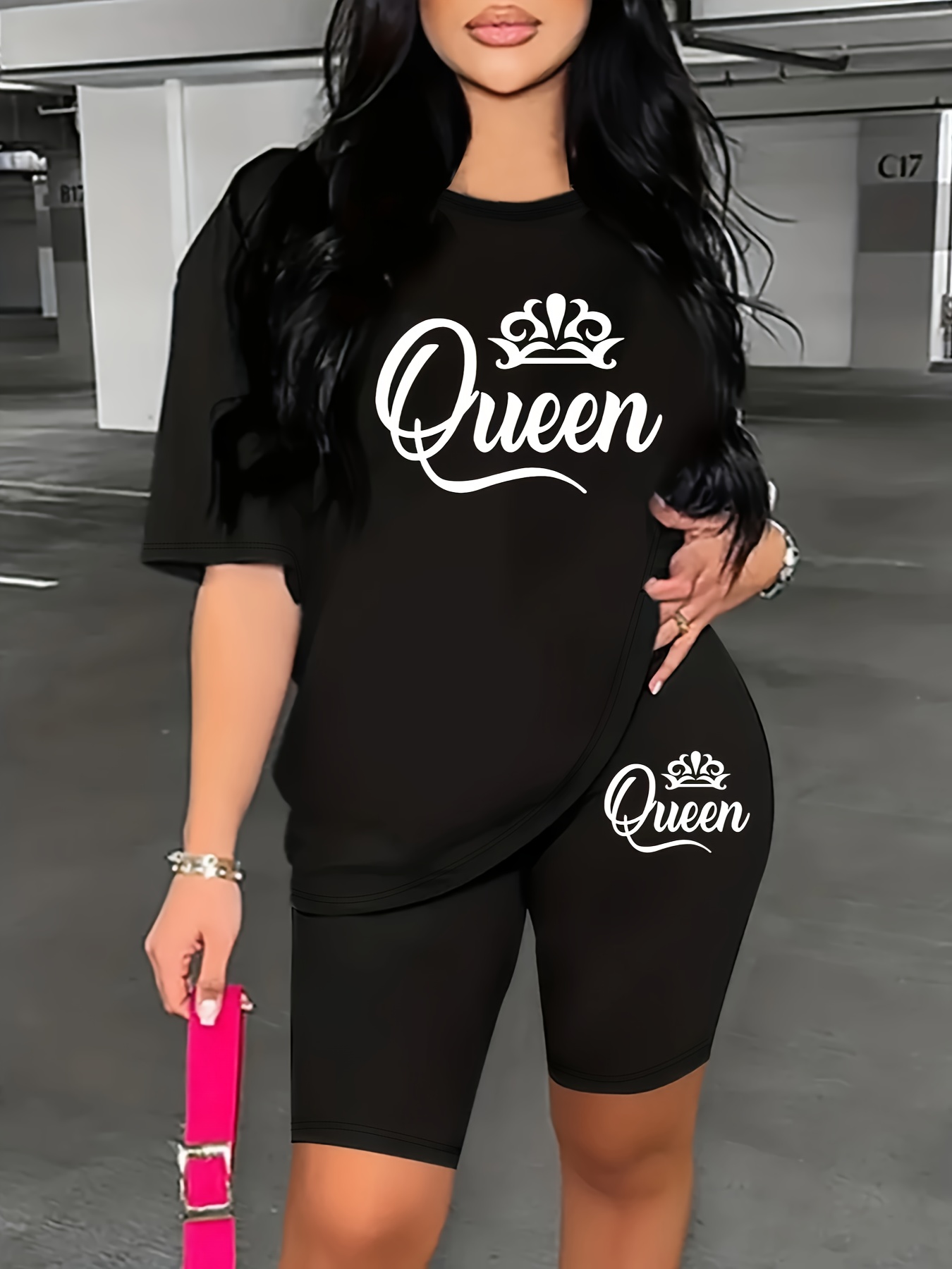 Fashion Hm Queen T Shirt Loose Fit T-shirt