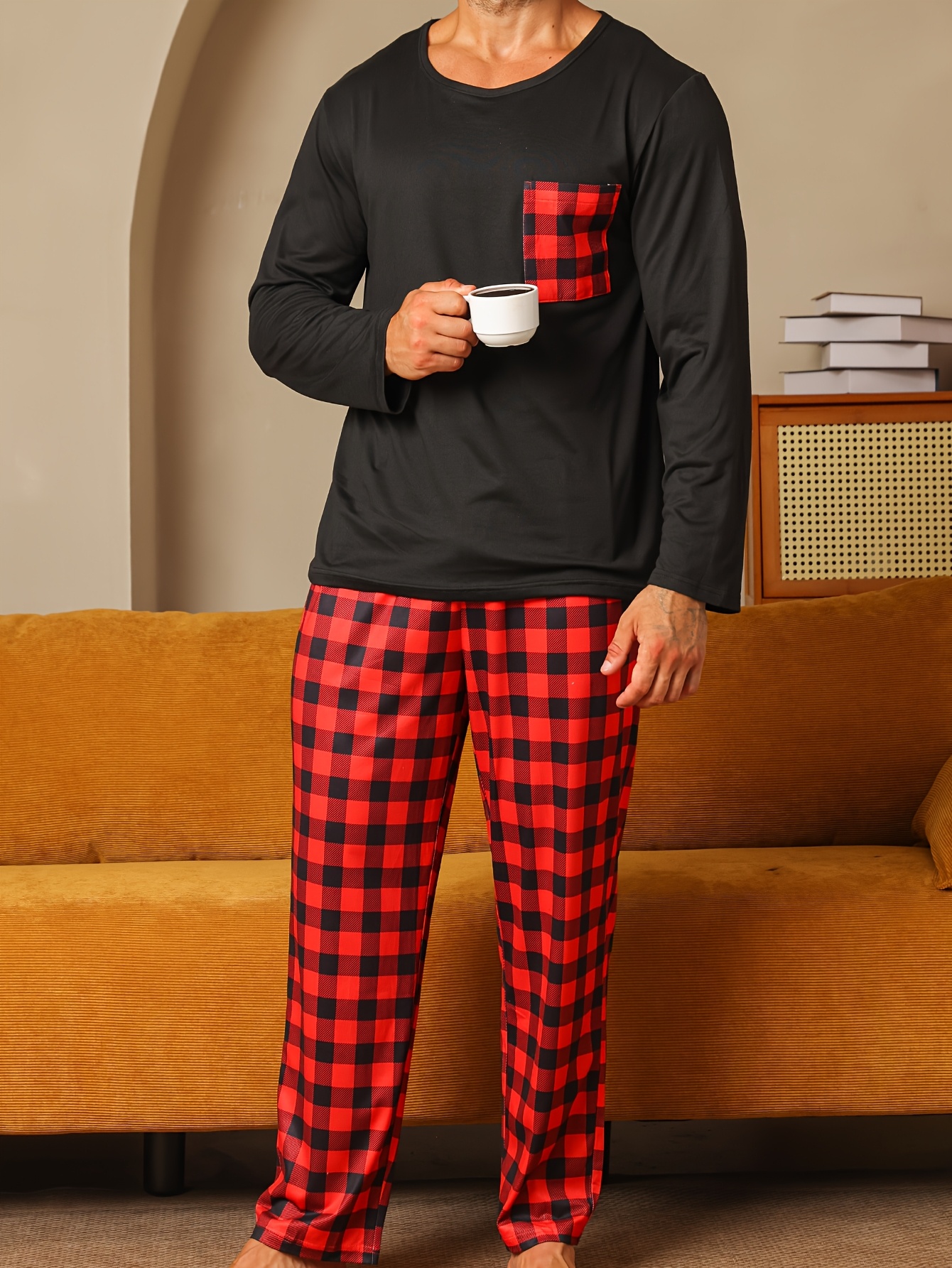 Heren Trainingspak | Tweedelig | Effen | Losvallend | Trui | Broek