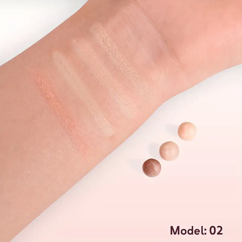 1st waterbestendig roller blush poeder, matte afwerking, verhelderend effect, geschikt voor alle huidtinten, 35-38 kralen per details 6