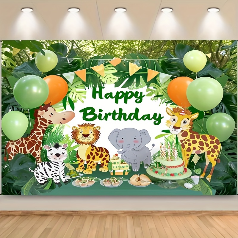 Birthday Party Decoration Animal - Temu