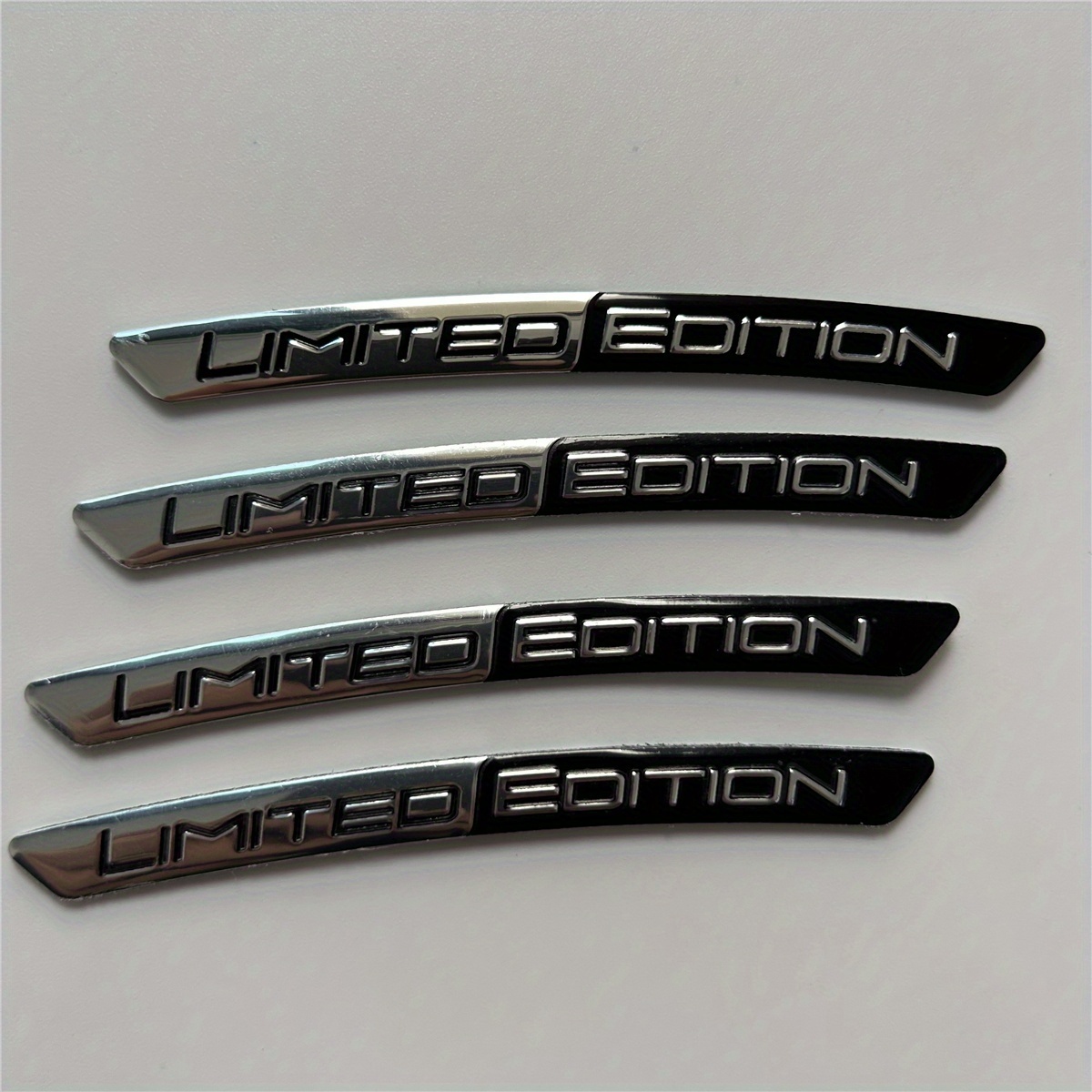 E-shop 4-teiliges/Set EDITION Metall Auto Logo Radnaben Aufkleber für Auto Kofferraum Seite Karosserie Dekor Aufkleber Zusätze