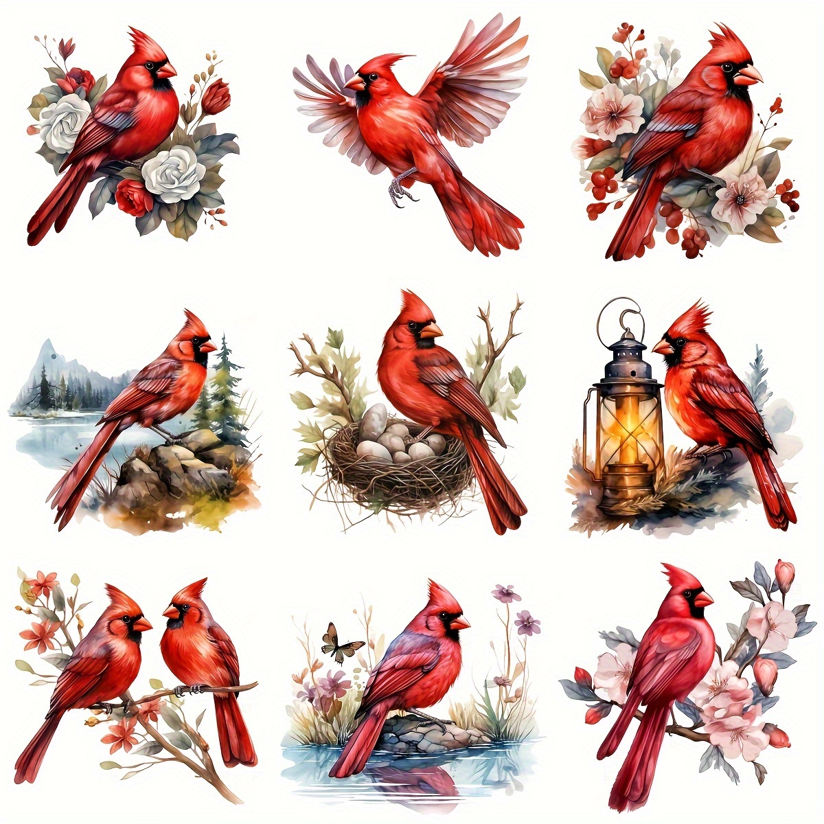 TEMU 20pcs Set Of Stickers With Stripes Pattern, Mixed Color Embroidered Paper Stickers, Reusable Self-adhesive Decor For Plastic, Animal Theme Irregular Shape For Journals, Notebooks & Diy Crafts