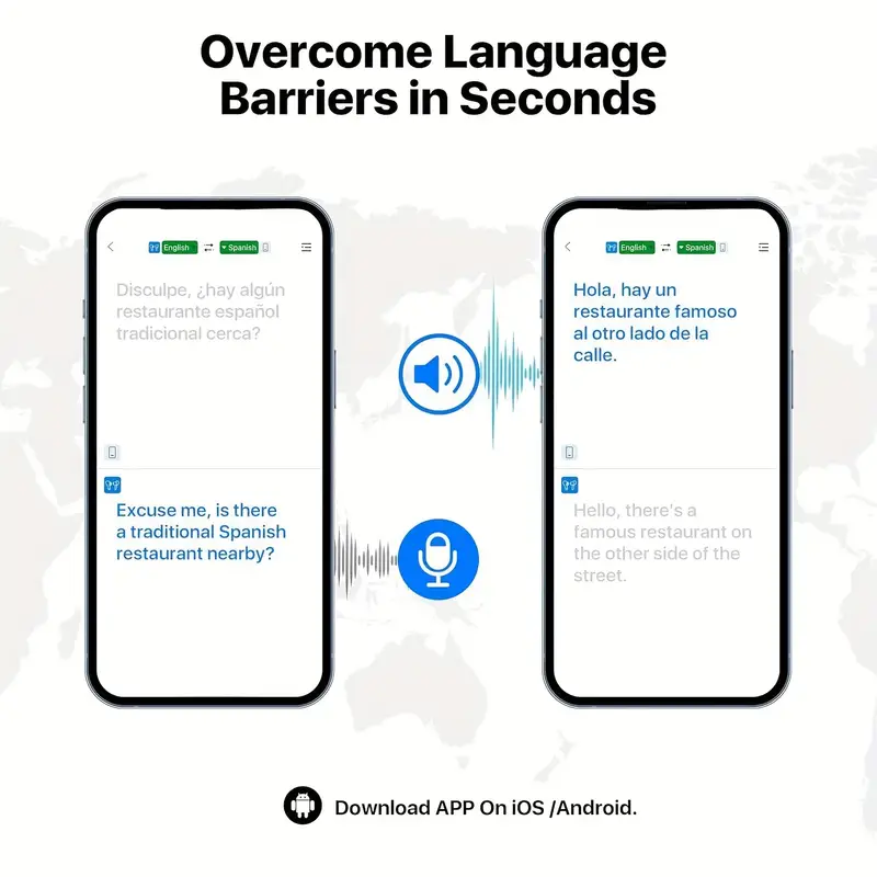 wireless earphones ai translation earphones open wireless earphones open wearable stereo 5 4 earphones ai translation earphones independently operable lcd charging compartment ai real time translator permanently free translation compatible with ios systems and other multi uses Product details 2