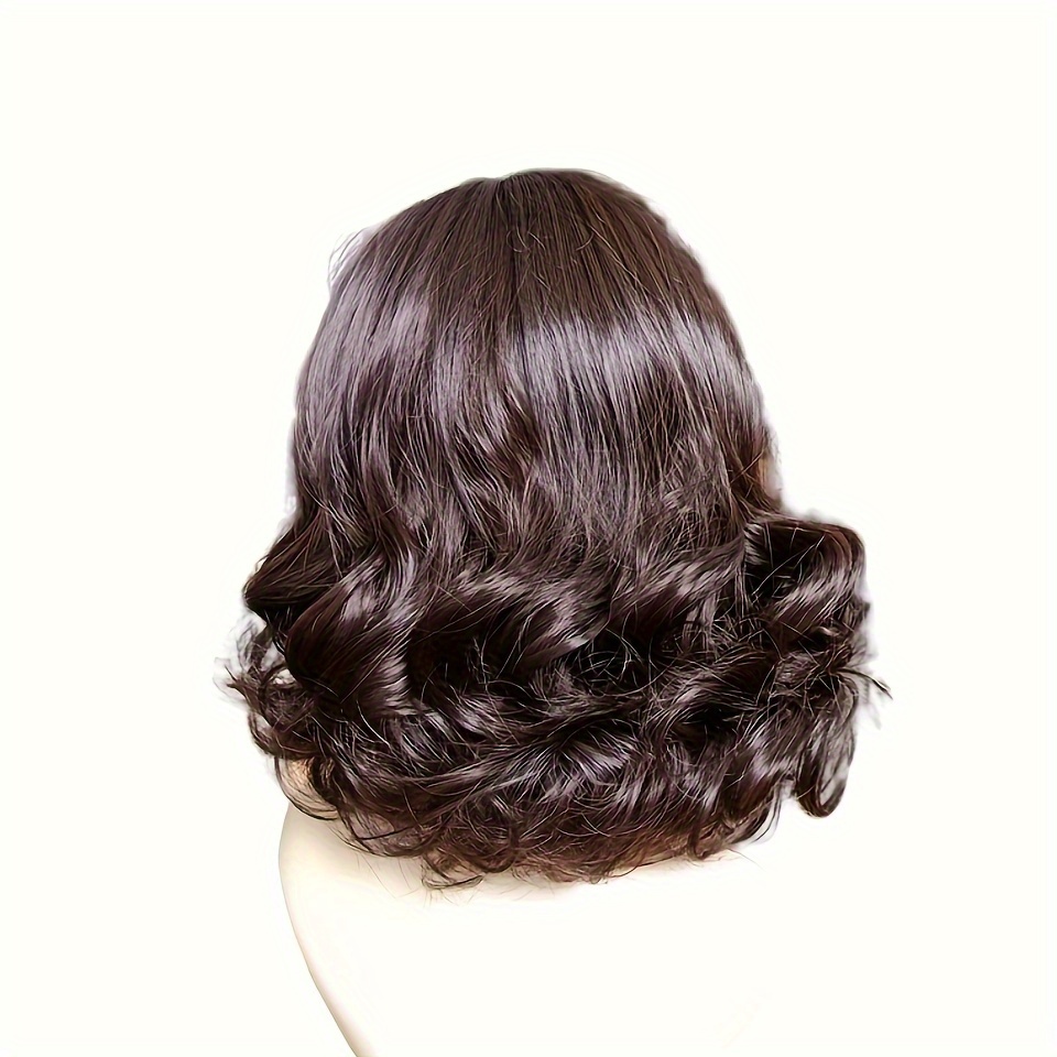 TEMU Versatile Curly Hair Size Fits All Breathable And Comfortable Everyday Wear Thinning Hair Social Events And Mother Elegant Wigs
