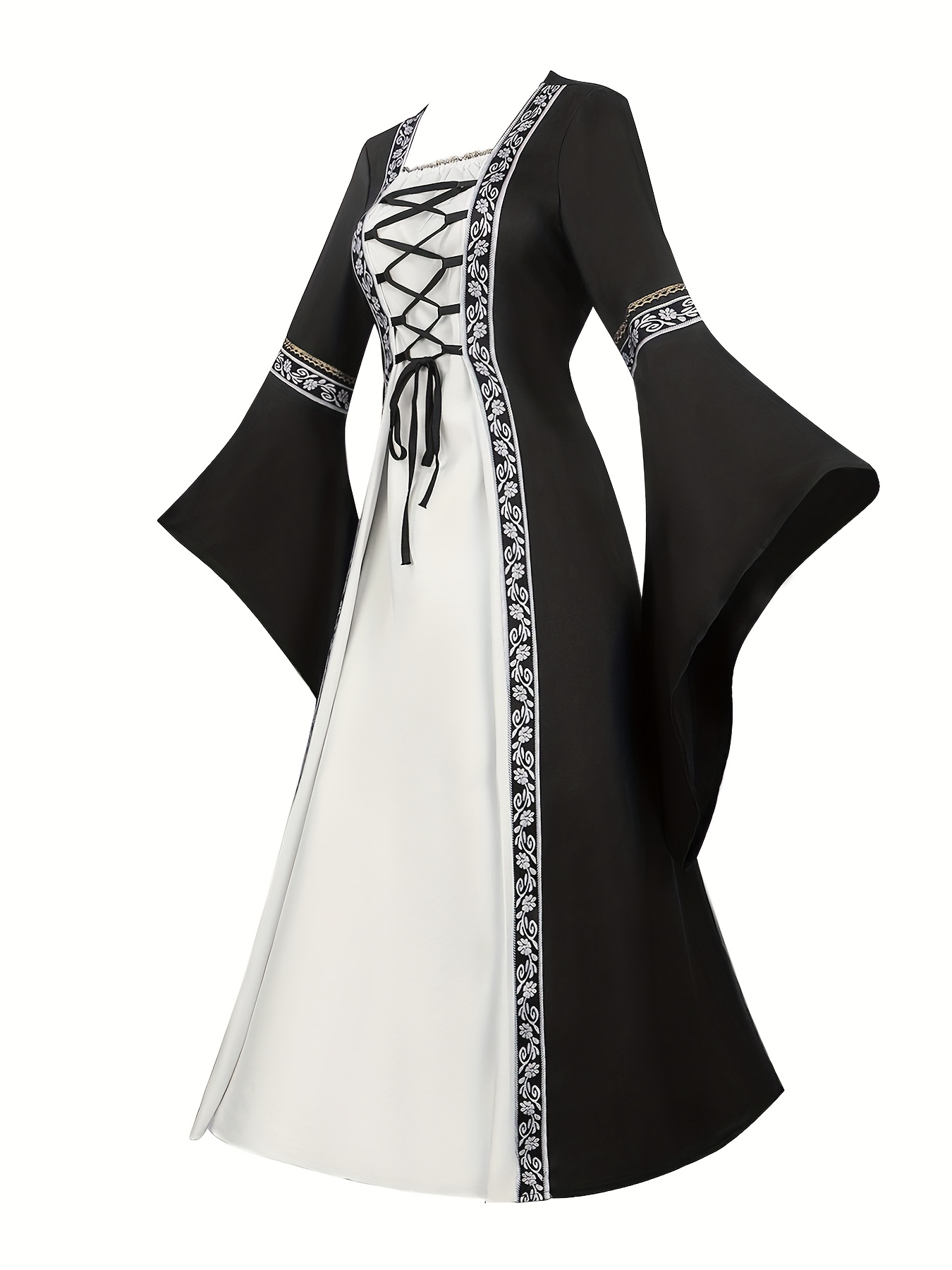 1pc womens medieval renaissance costume dress full length - Temu Denmark