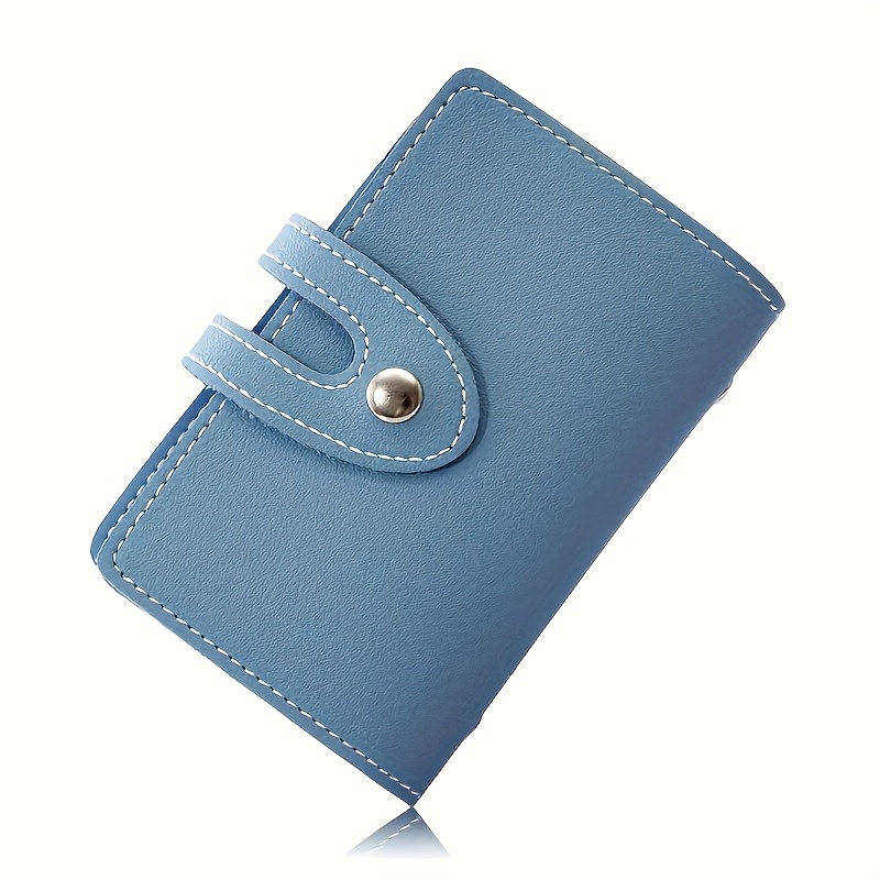 TEMU Ladies' Card Bag Unisex Fashion Soft Credit Card Holder Wallet With, Business Card Storage Bag, Bank Card Protective Case, 1pc Card Holder,