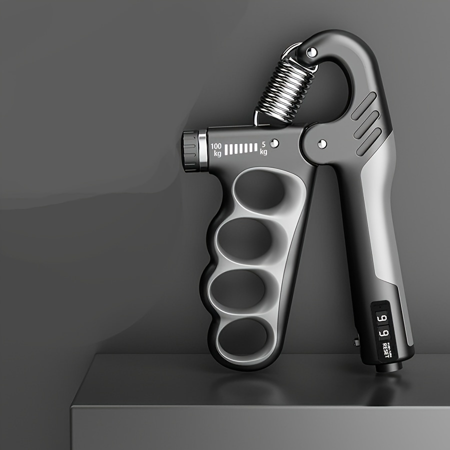 1pc Adjustable Mechanical Grip Strengthener Hand Power Chain Gripper