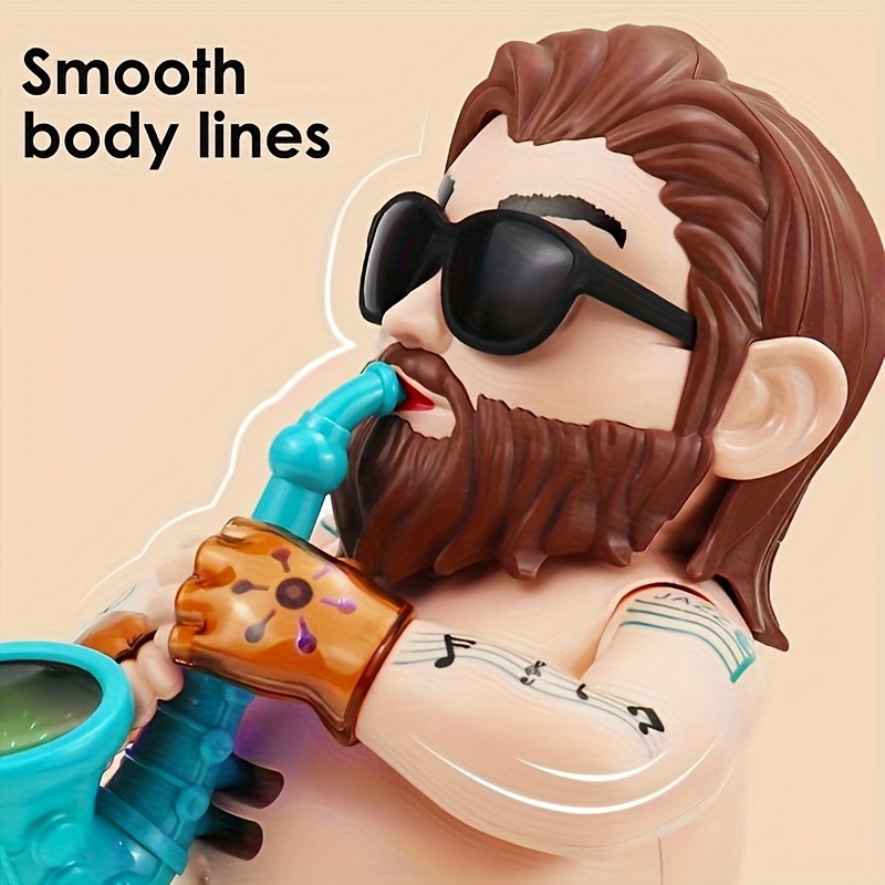 original savage stunt electric toy with moving saxophone like accessory doll for auto obstacle avoidance music lights low not included birthday christmas halloween Product details 5