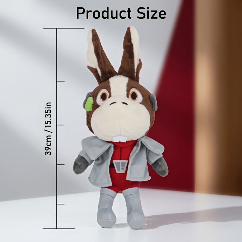 Peppy Hare Star Fox Plush Toy, Cute Space Rabbit