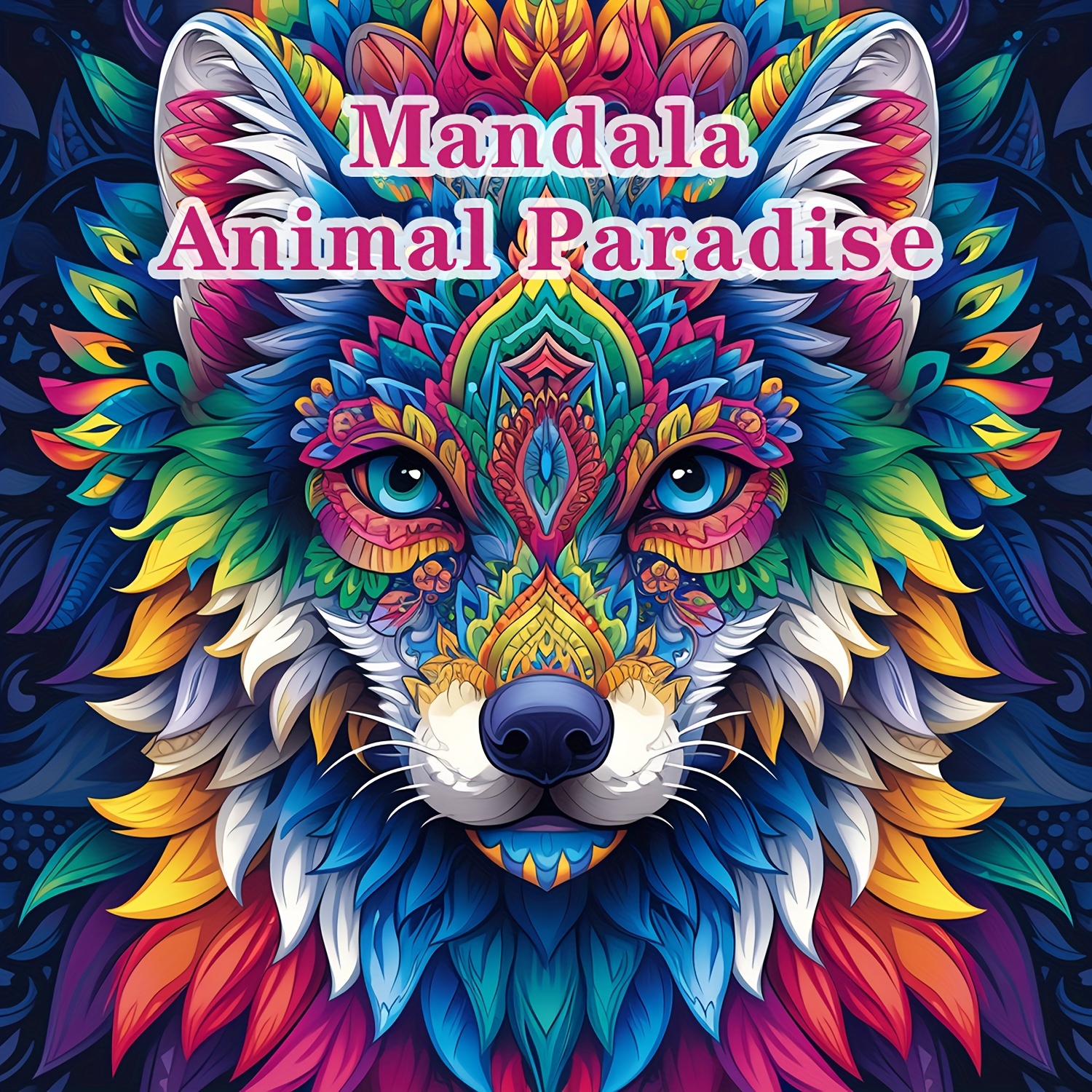 

Deluxe Mandala Coloring Book - Perfect For Relax, Christmas, Easter & Holiday Gifts, 7.9x7.9 Inches, Paperback