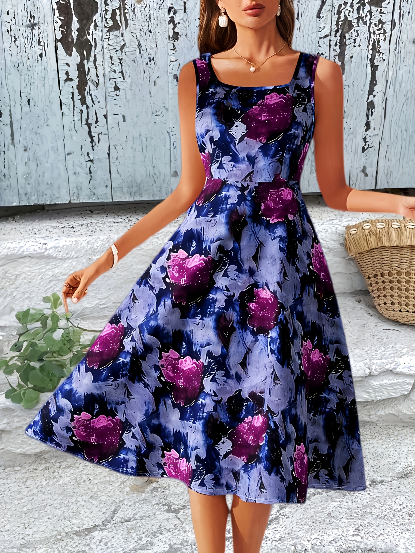 cowl neck midi dress sold on Temu United States