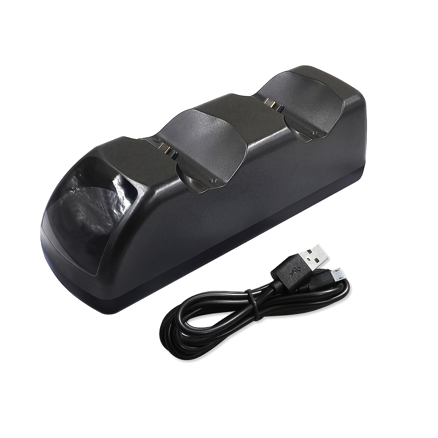 TEMU Nbgame Upgraded Fast Charging Dock Stand, Compatible With Ps4/ps4 Slim/ps4 , More Stable Design, Dual Usb Ports, Led Indicator, Black
