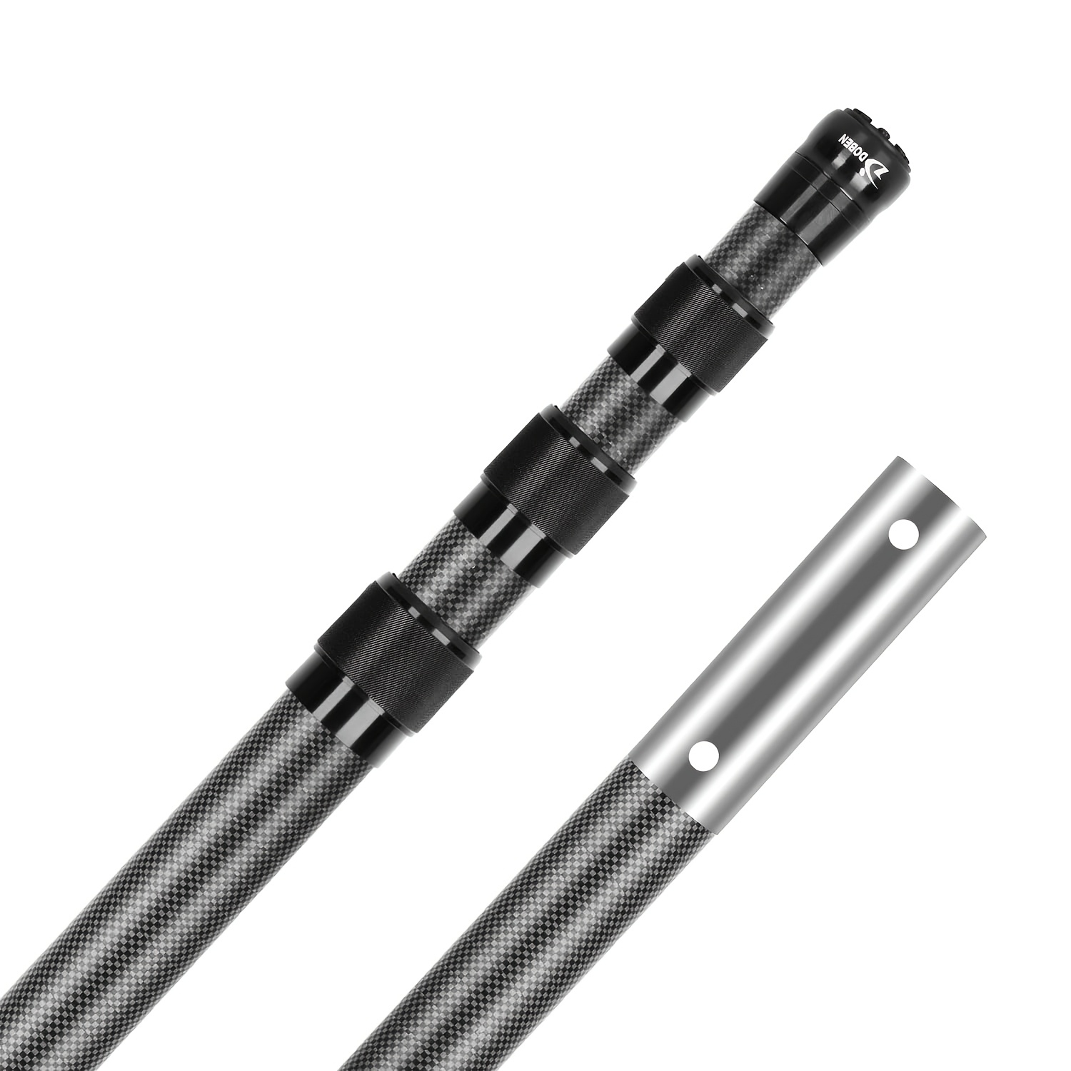 Net And 16FT Telescopic Pool Pole – Heavy Duty Aluminum Extension Pole ...