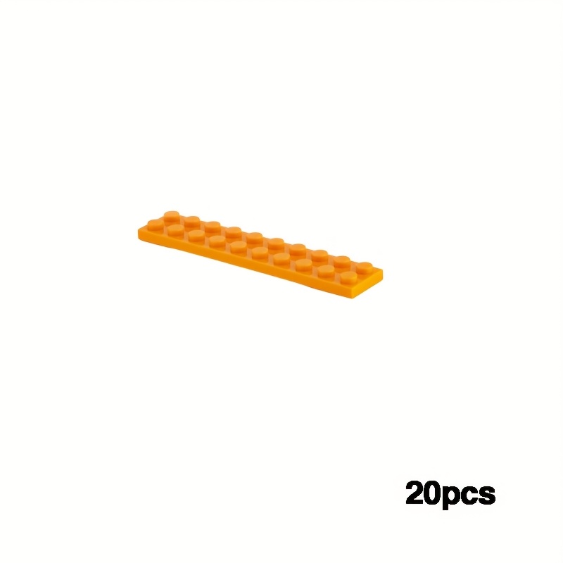 20pcs 3832 Small Building Blocks 2x10 Basic Bricks Short Plank Thin Board