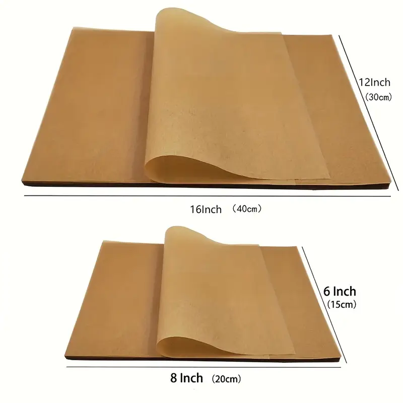 200 sheets rectangular parchment paper silicone oil resistant baking grilling paper steaming roasting wrapping paper for halloween christmas easter ramadan thanksgiving Product details 3