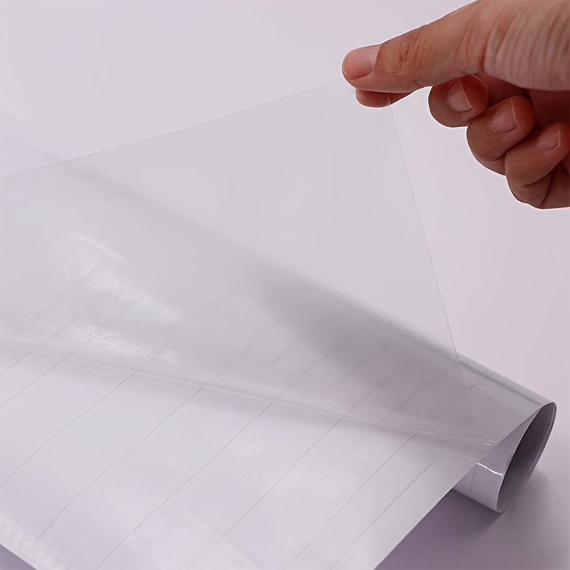 E-shop selbstklebender, transparenter, öl- wasserfester Küchenaufkleber, hitzebeständig, leicht zu reinigende transparente Schutzfolie, 23,62 Zoll