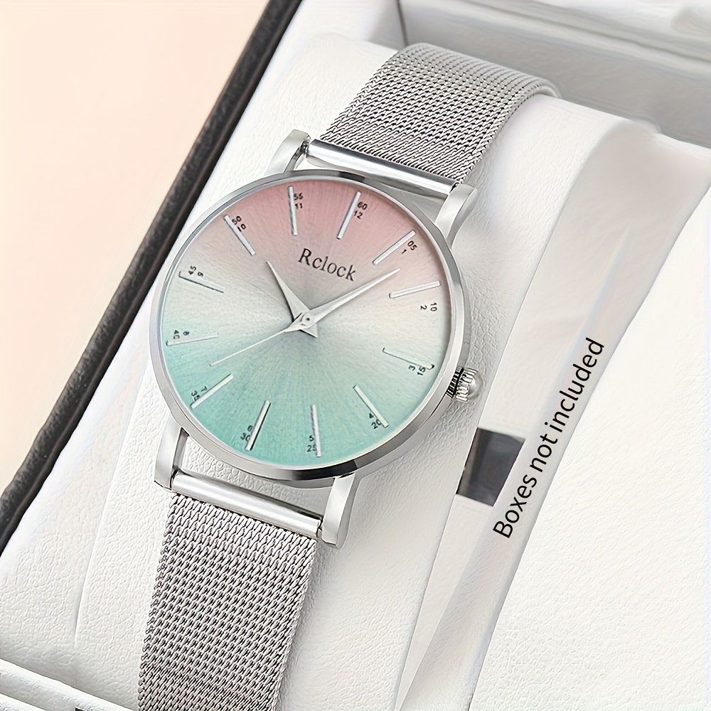 Light Luxury Gradient Dial Quartz Watch