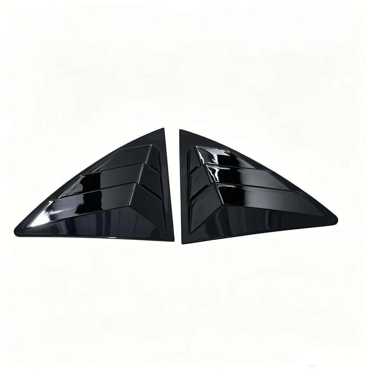 TEMU For Corolla 2007-2013 Car Rear Louver Window Side Shutter Cover Trim Sticker Vent Scoop Abs Carbon Fiber Additions Auto