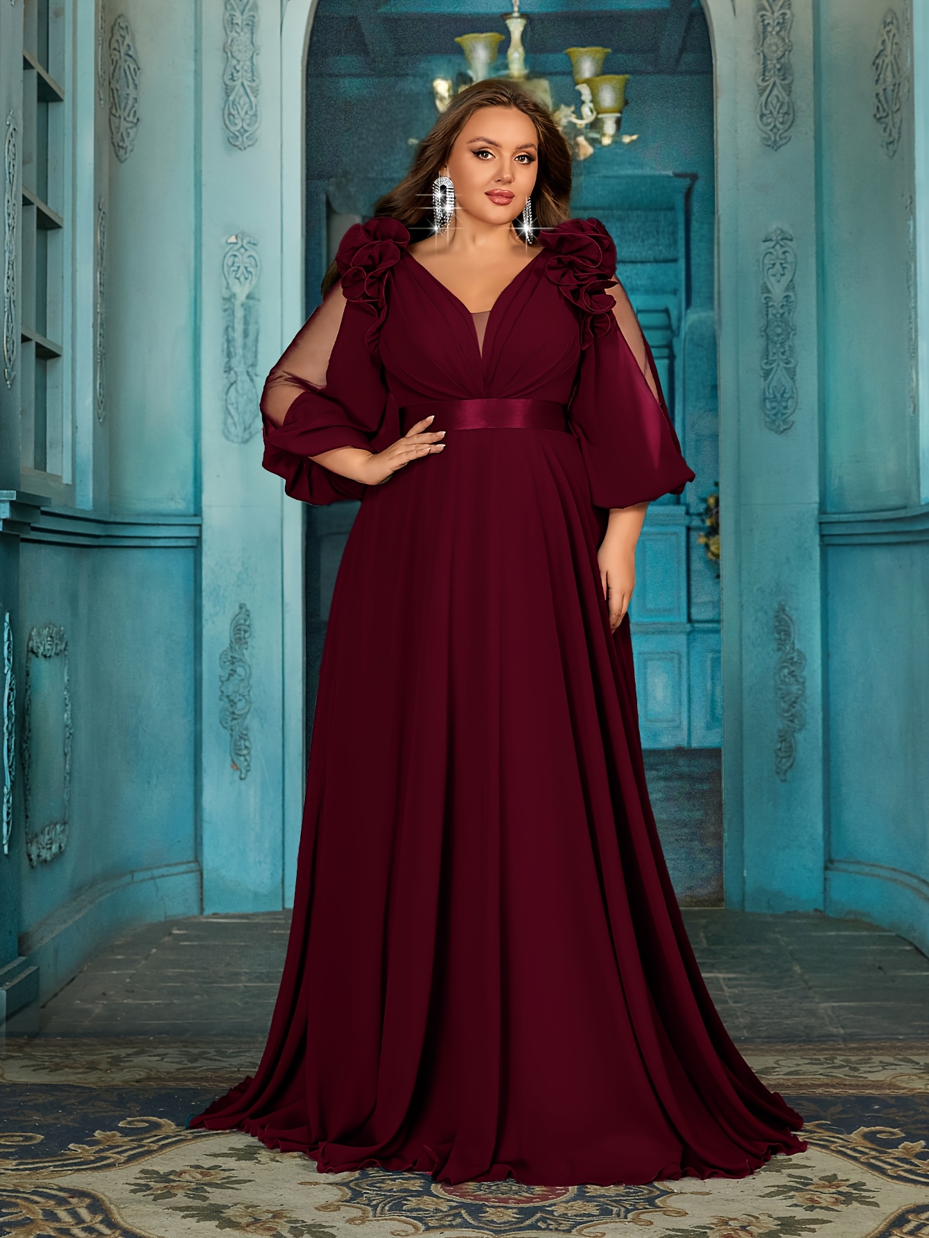 red prom dress corset LaDivine CD285 Formal - Black - Size 4 - Satin Fabric or any formal occasion jewel box dress What Does This Dress Shoe size:6.5